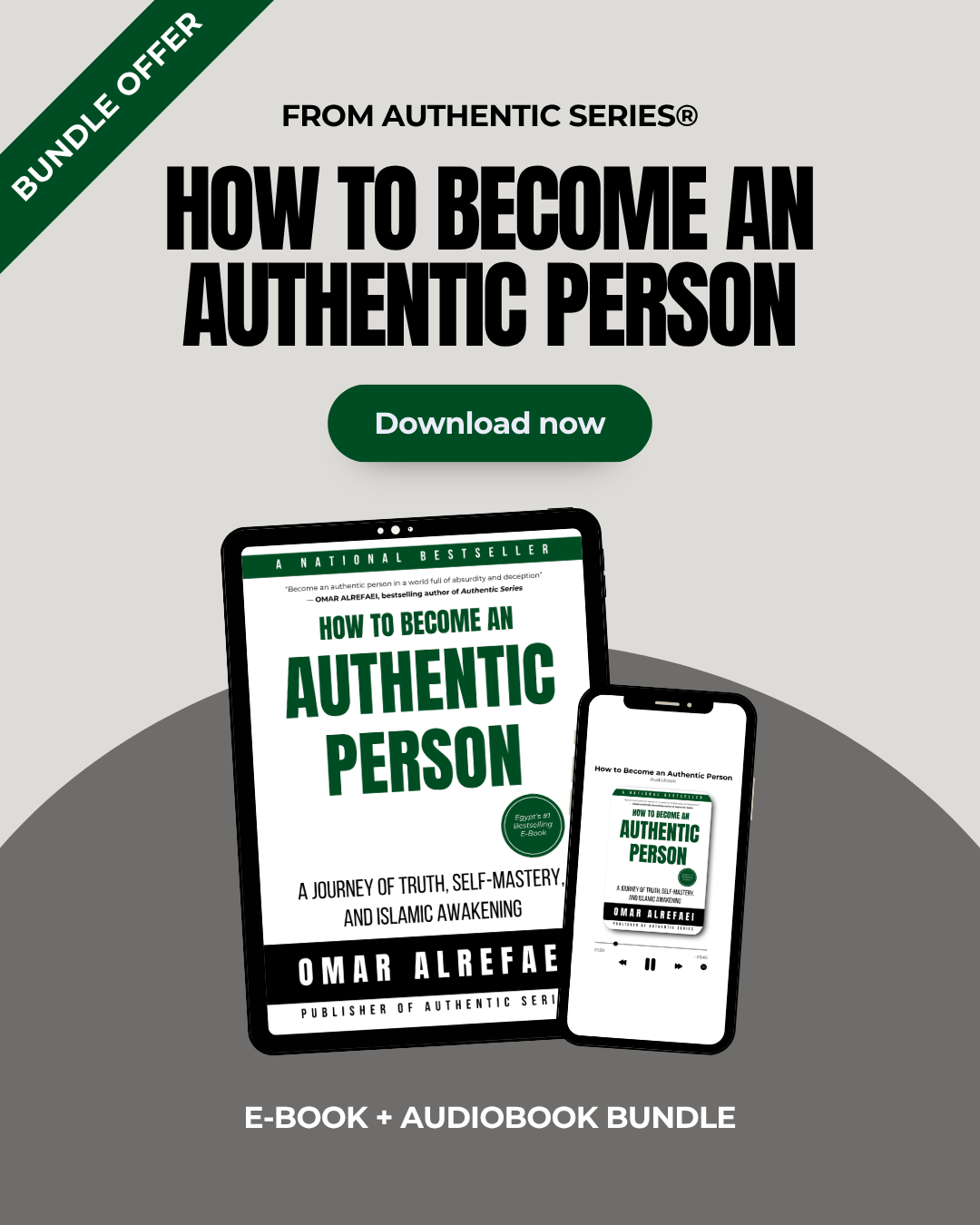 How to Become an Authentic Person E-Book + Audiobook Bundle